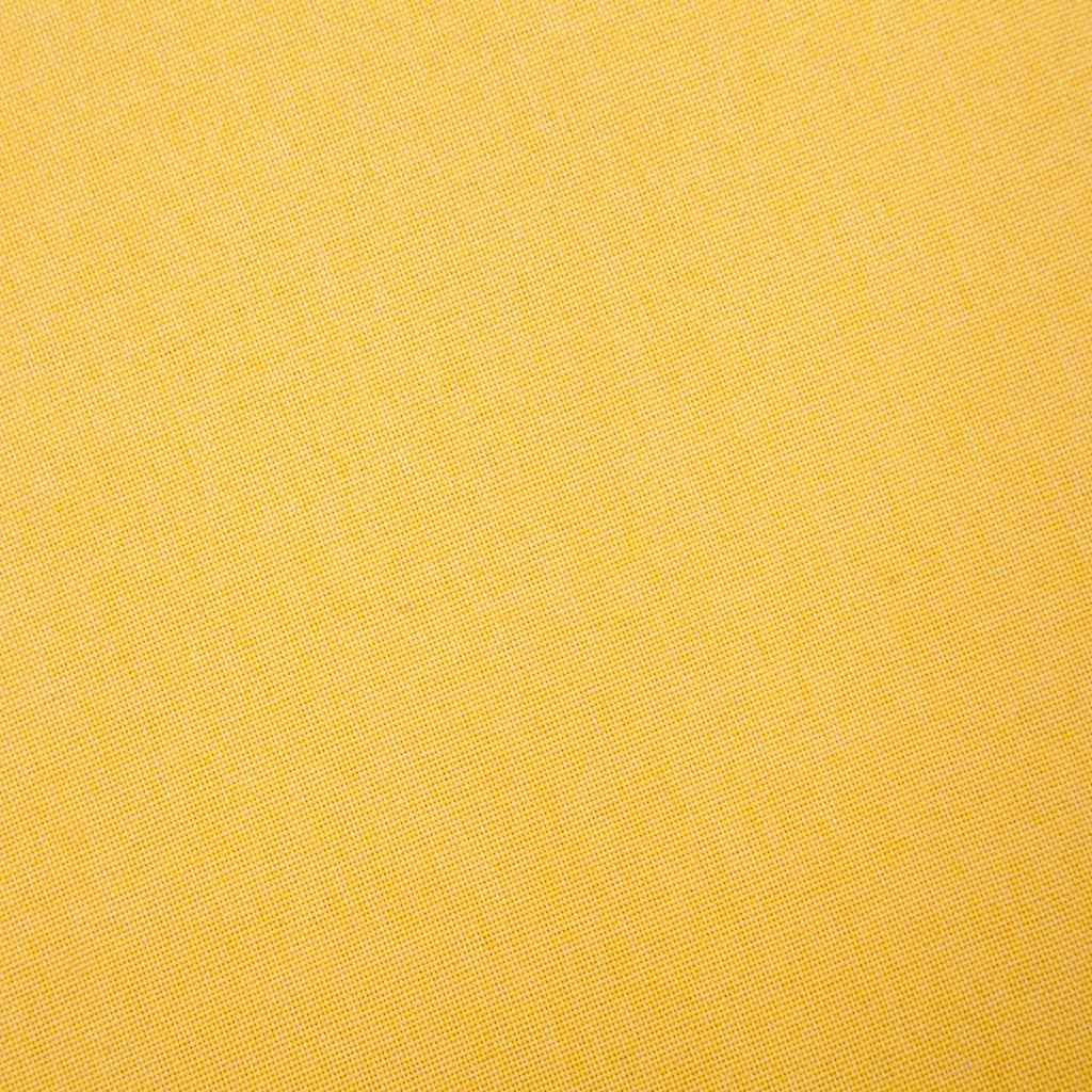 vidaXL Canapea cu 3 locuri, galben, material textil vidaXL Canapea cu 3 locuri, galben, material textil