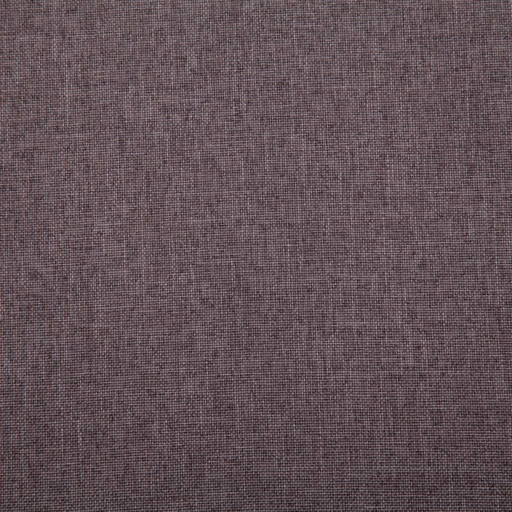 vidaXL Canapea cu 2 locuri, gri taupe, material textil