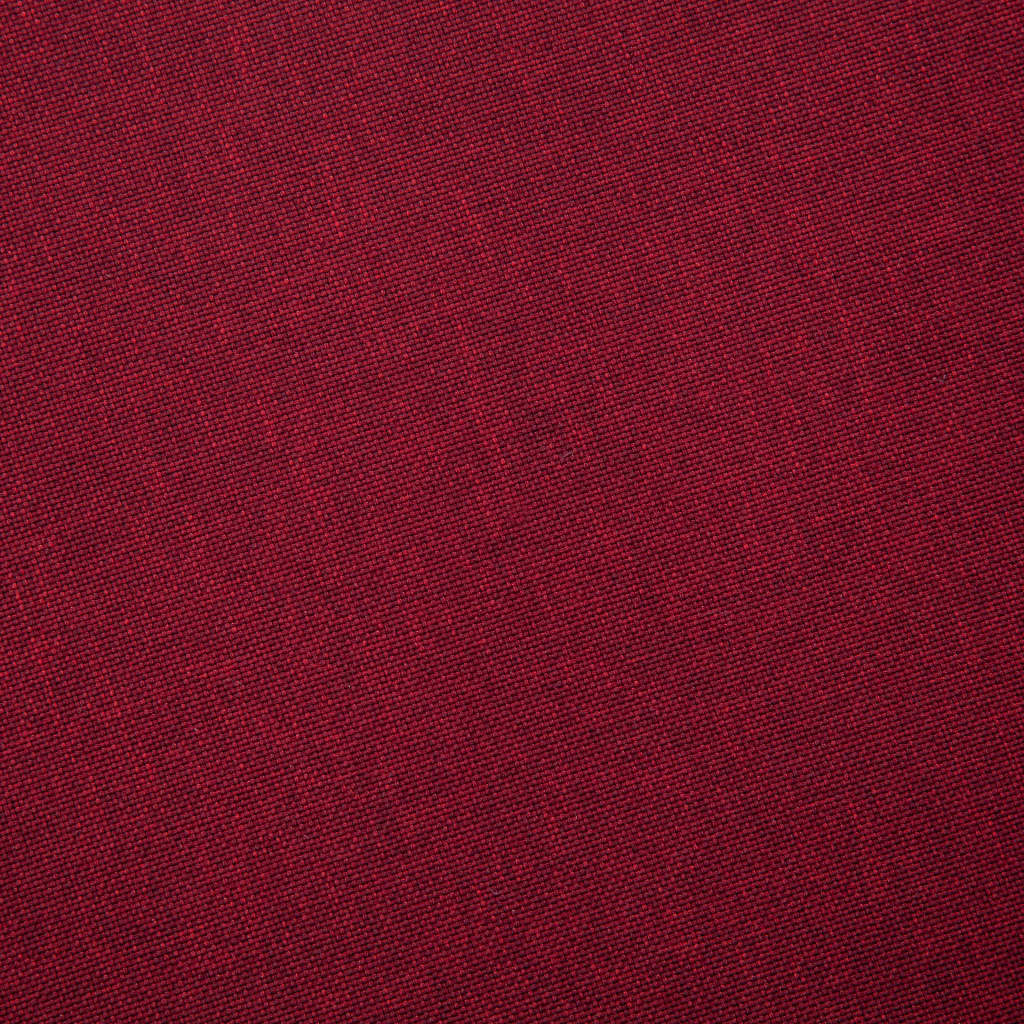 vidaXL Canapea cu 2 locuri, roșu vin, material textil