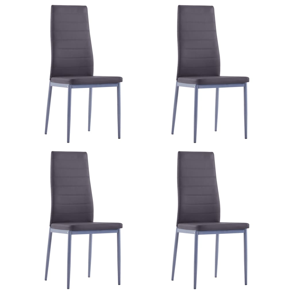 vidaXL Set mobilier de bucătărie, 5 piese, gri