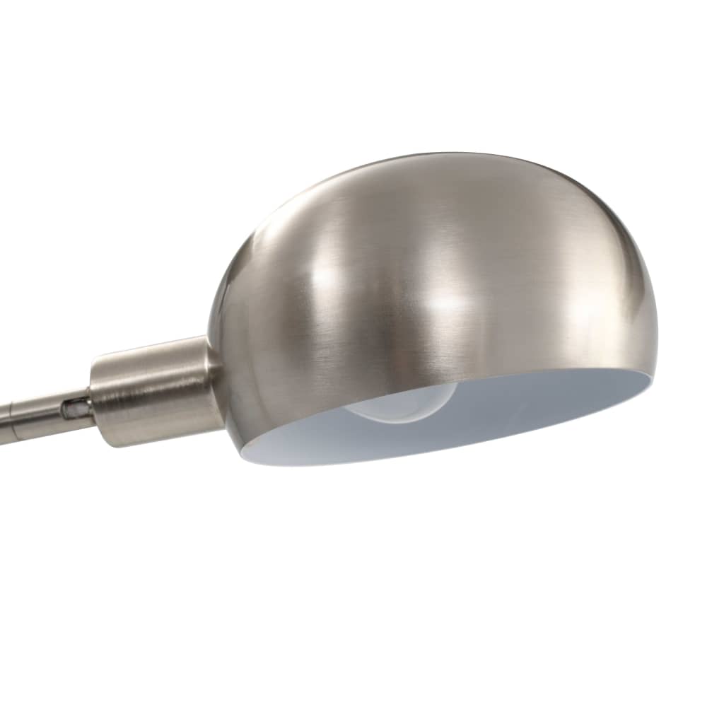 vidaXL Lampă de podea, argintiu, 200 cm, 5 x E14 vidaXL Lampă de podea, argintiu, 200 cm, 5 x E14