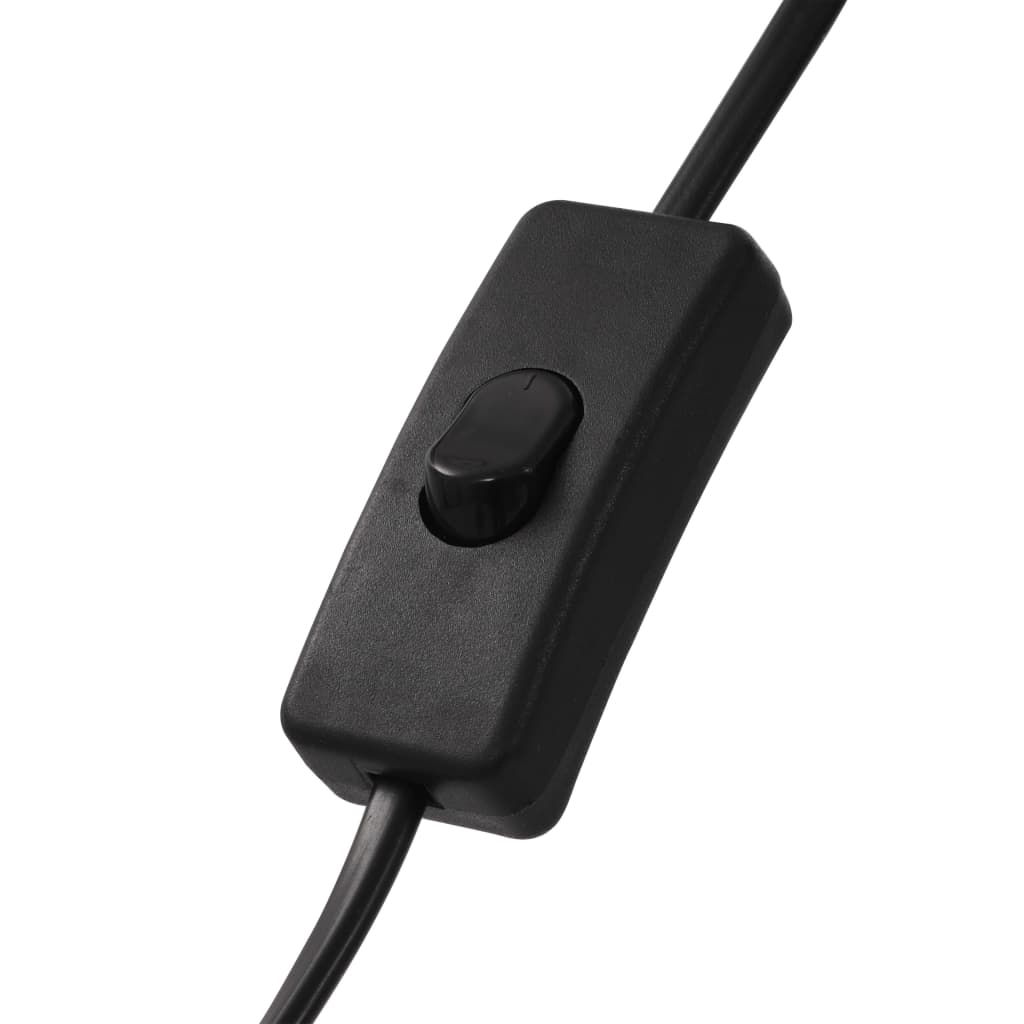 vidaXL Lampă de podea, negru și auriu, 51 cm, E27 vidaXL Lampă de podea, negru și auriu, 51 cm, E27