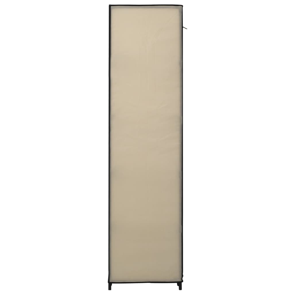 vidaXL Dulap pliabil de haine, crem, 110x45x175 cm, textil vidaXL Dulap pliabil de haine, crem, 110x45x175 cm, textil