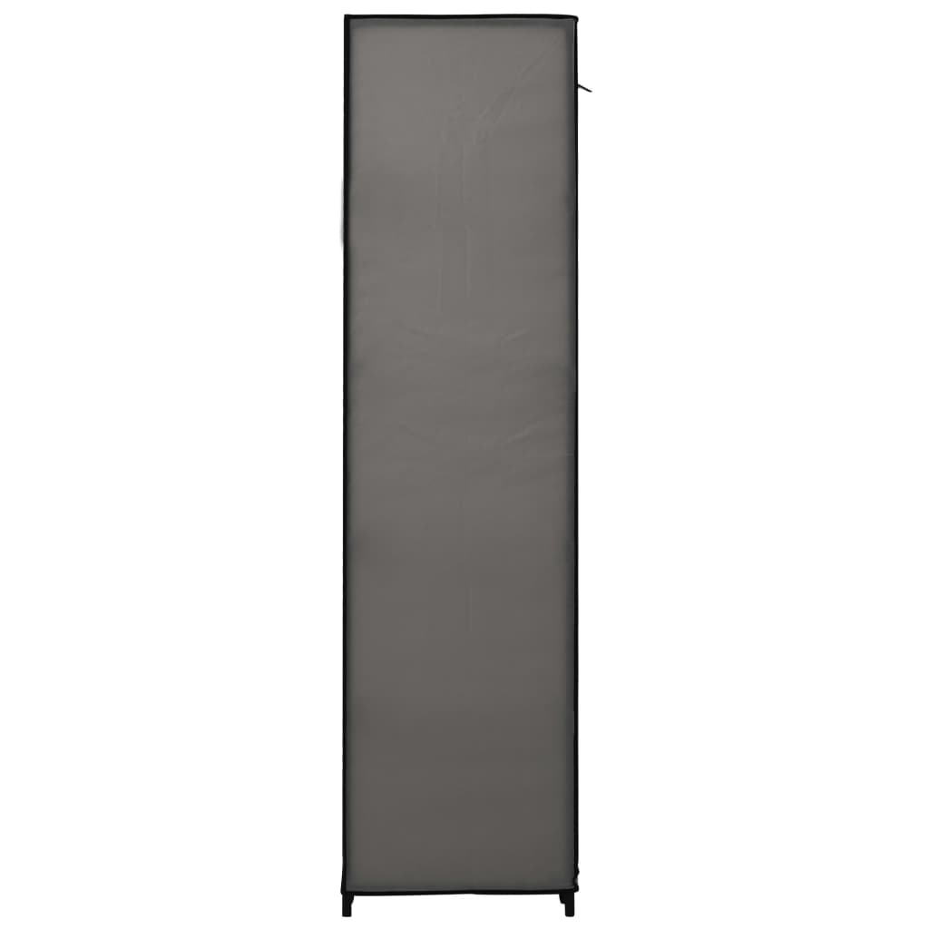 vidaXL Dulapuri pliabile de haine 2 buc. gri 110x45x175 cm țesătură vidaXL Dulapuri pliabile de haine 2 buc. gri 110x45x175 cm țesătură
