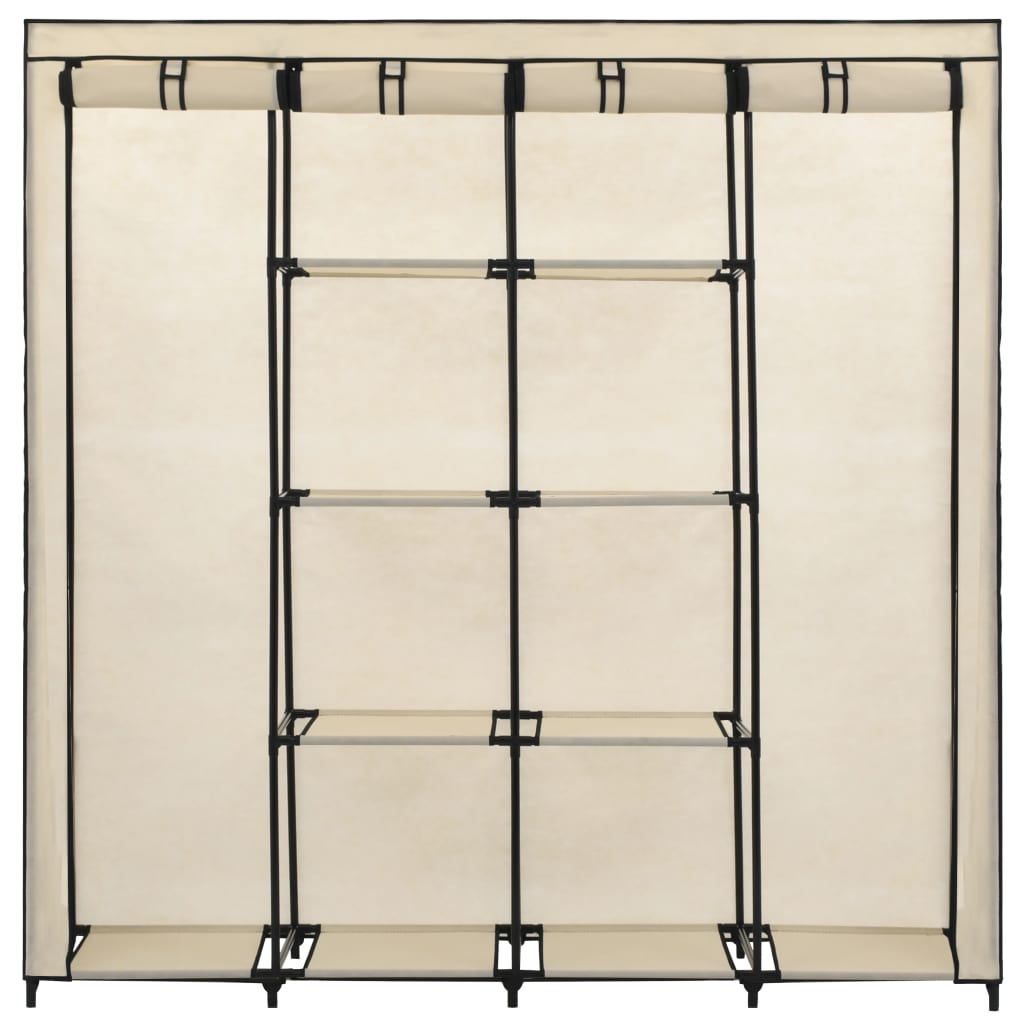 vidaXL Șifonier cu 4 compartimente, crem, 175 x 45 x 170 cm vidaXL Șifonier cu 4 compartimente, crem, 175 x 45 x 170 cm