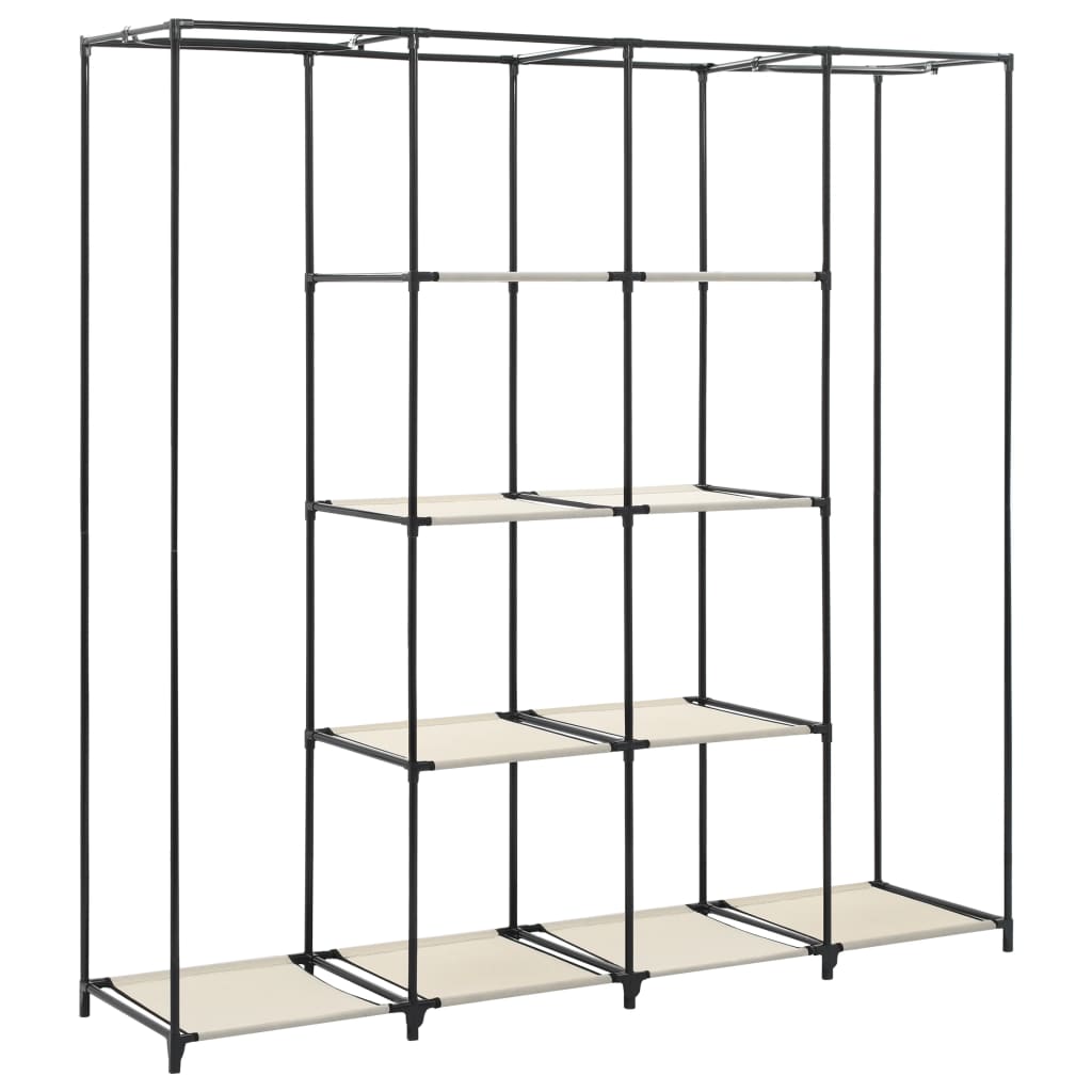 vidaXL Șifonier cu 4 compartimente, crem, 175 x 45 x 170 cm vidaXL Șifonier cu 4 compartimente, crem, 175 x 45 x 170 cm