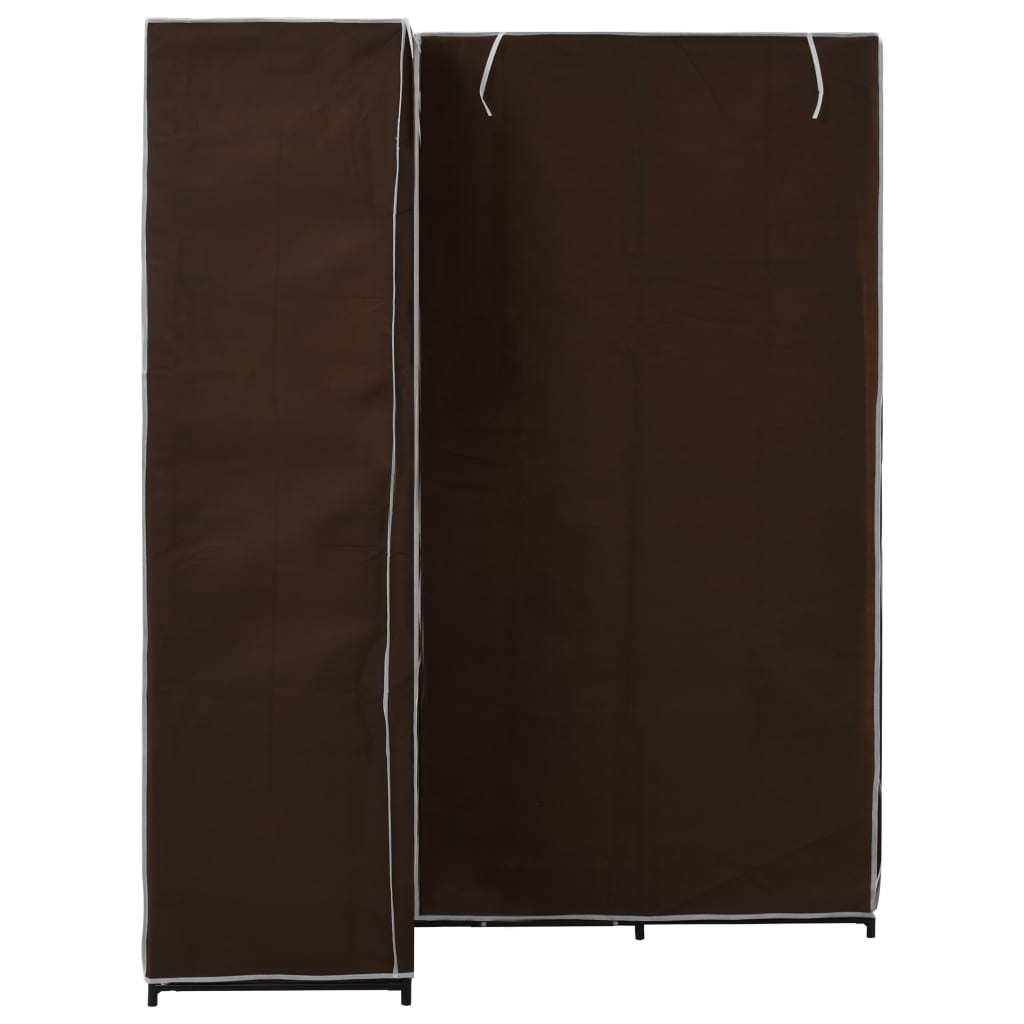 vidaXL Șifonier de colț, maro, 130 x 87 x 169 cm vidaXL Șifonier de colț, maro, 130 x 87 x 169 cm