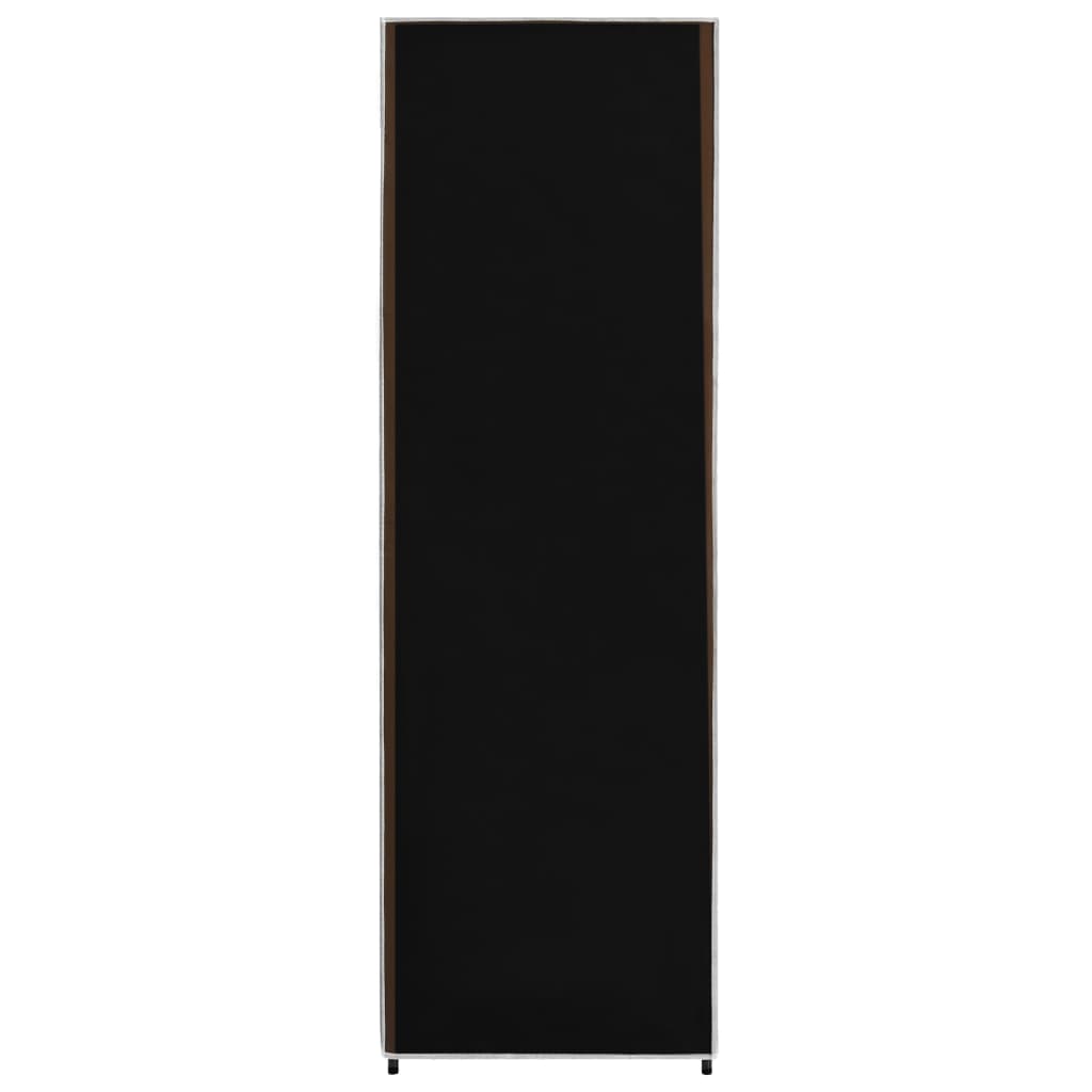 vidaXL Șifonier, negru, 87 x 49 x 159 cm, material textil