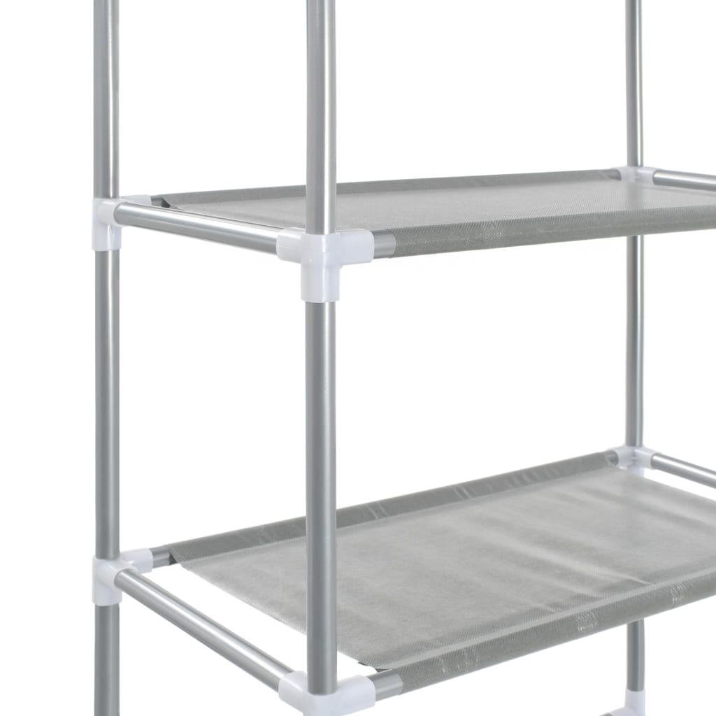 vidaXL Etajeră peste toaletă, cu 3 polițe, argintiu, 53x28x169 cm vidaXL Etajeră peste toaletă, cu 3 polițe, argintiu, 53x28x169 cm