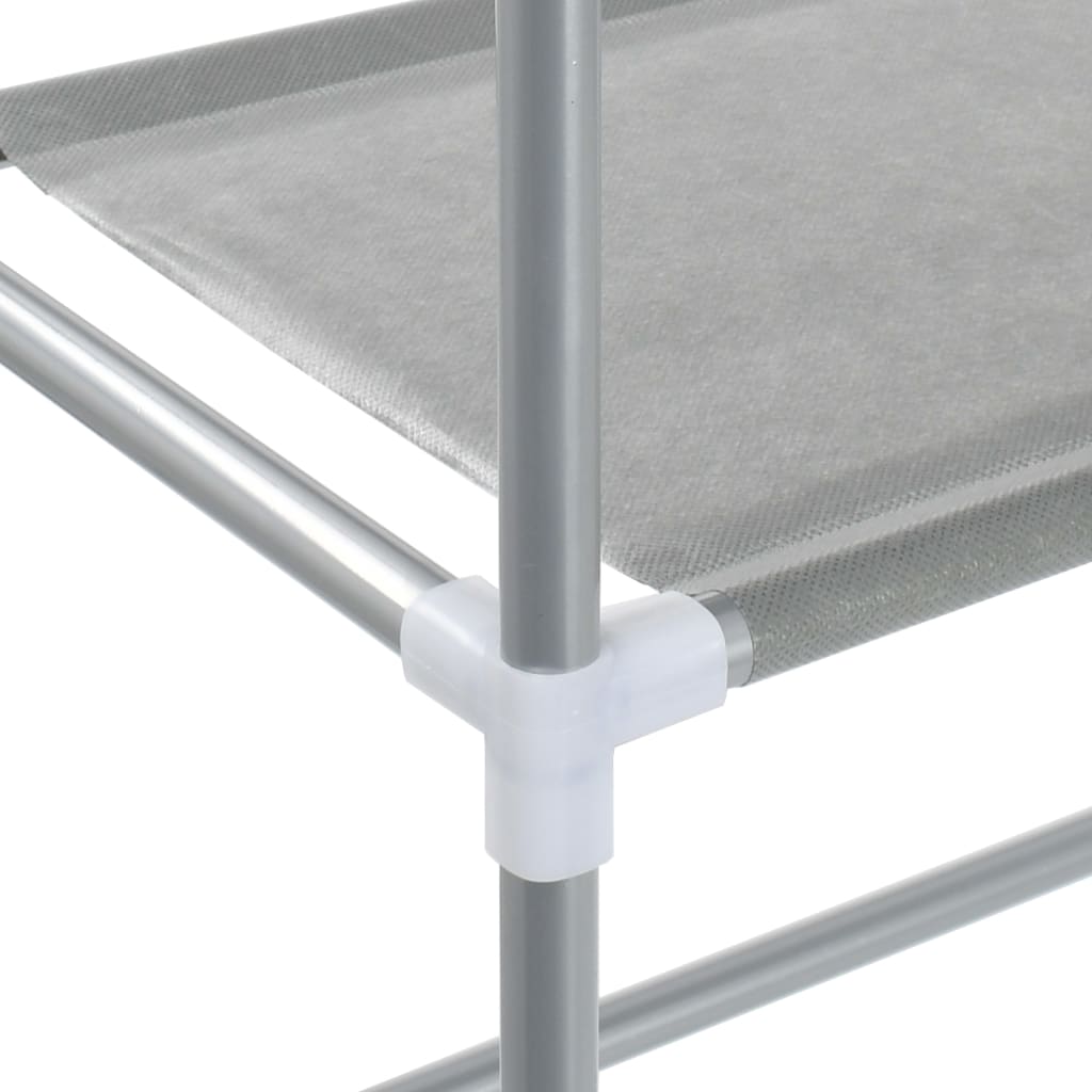 vidaXL Etajeră peste mașina de spălat, 3 polițe, argintiu 69x28x169 cm vidaXL Etajeră peste mașina de spălat, 3 polițe, argintiu 69x28x169 cm