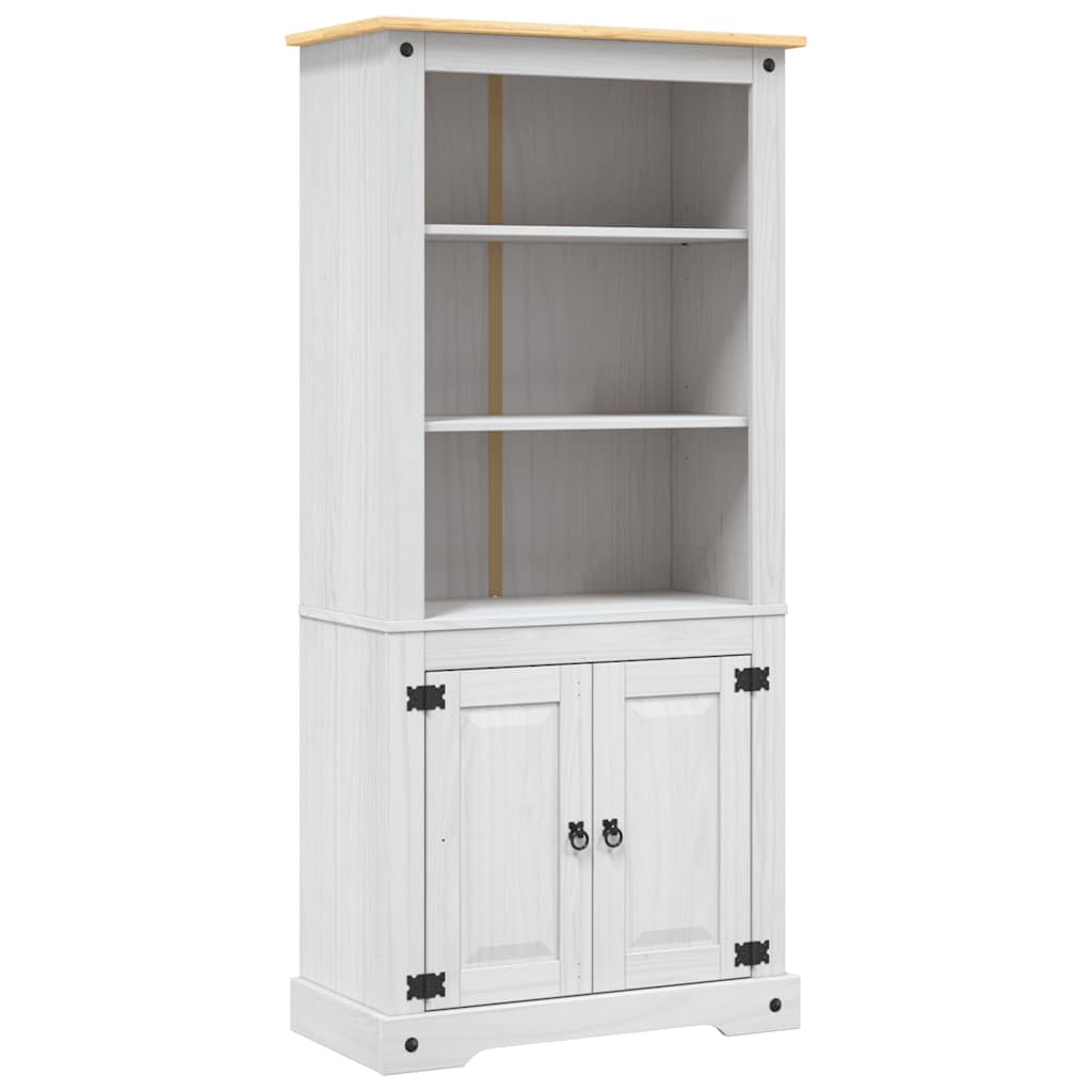 vidaXL Dulap de bucătărie, alb, pin mexican, 80x40x170 cm, gama Corona