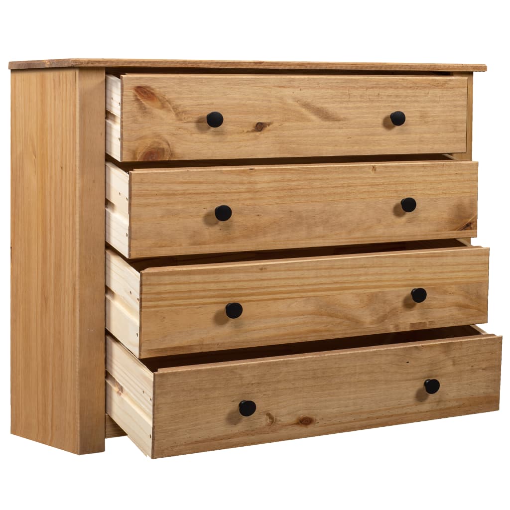vidaXL Dulap lateral, 80 x 40 x 73 cm, gama pin de Panama