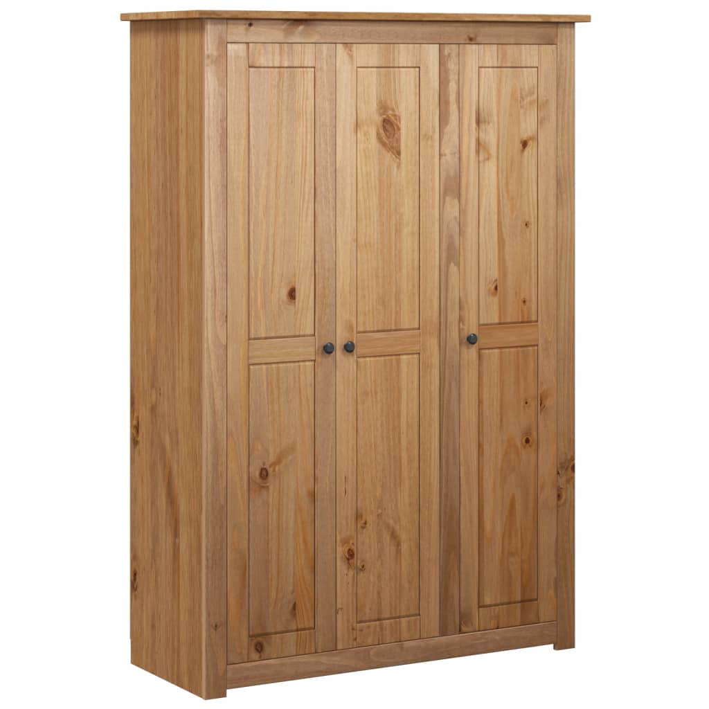 vidaXL Șifonier cu 3 uși, 118 x 50 x 171,5 cm, pin gama Panama vidaXL Șifonier cu 3 uși, 118 x 50 x 171,5 cm, pin gama Panama