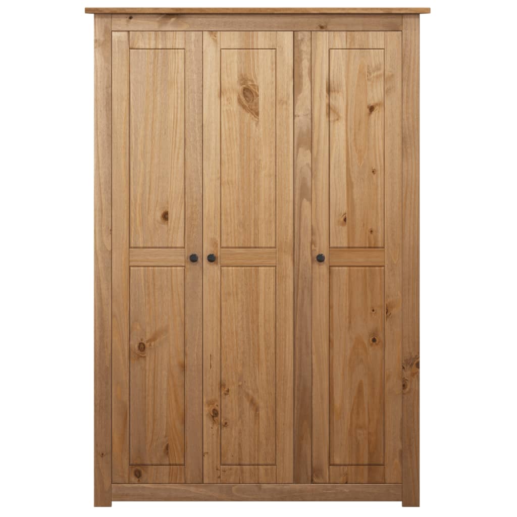 vidaXL Șifonier cu 3 uși, 118 x 50 x 171,5 cm, pin gama Panama vidaXL Șifonier cu 3 uși, 118 x 50 x 171,5 cm, pin gama Panama