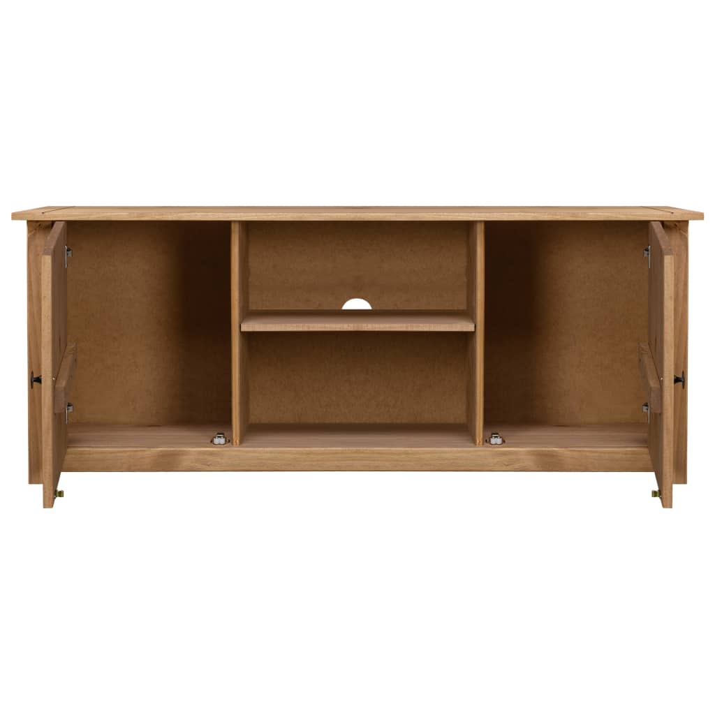 vidaXL Comodă TV, 120 x 40 x 50 cm, lemn masiv de pin, gama Panama