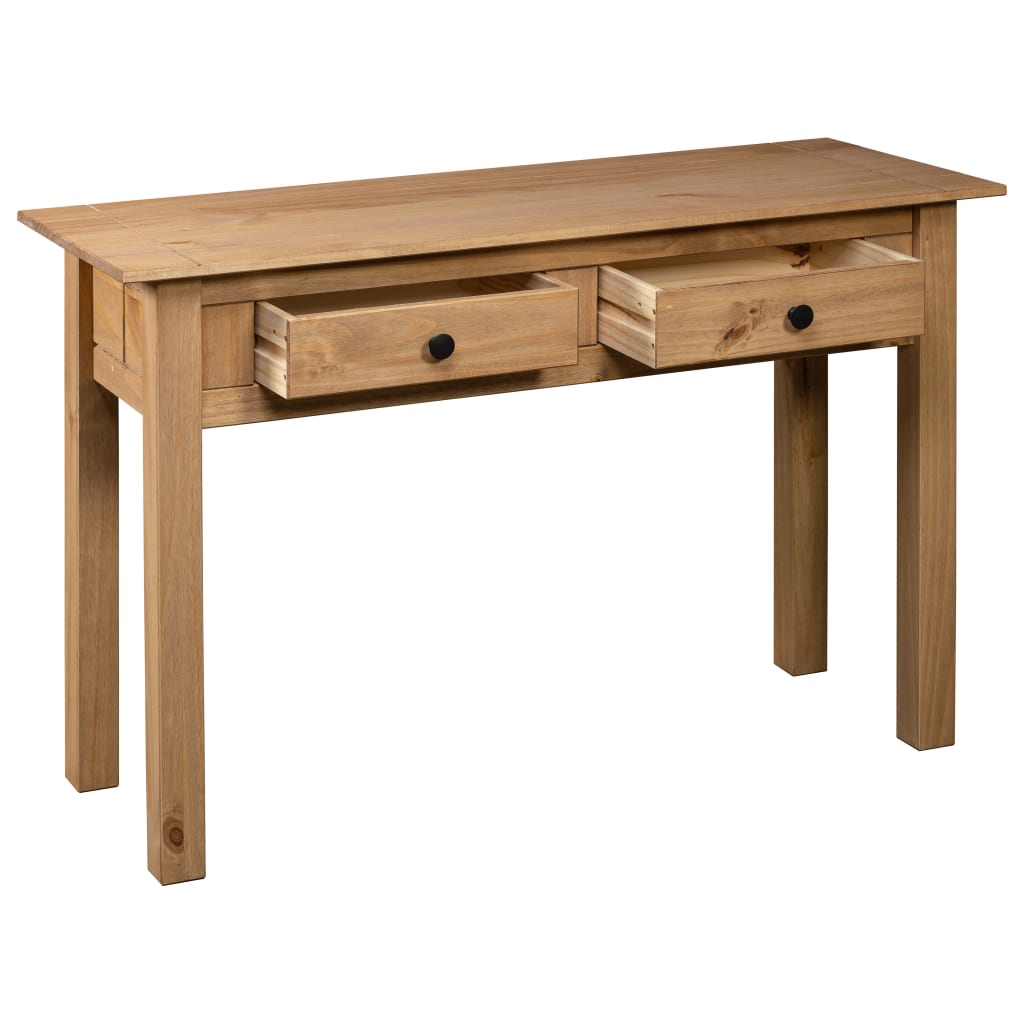 vidaXL Masă consolă, 110 x 40 x 72 cm, lemn masiv de pin, gama Panama