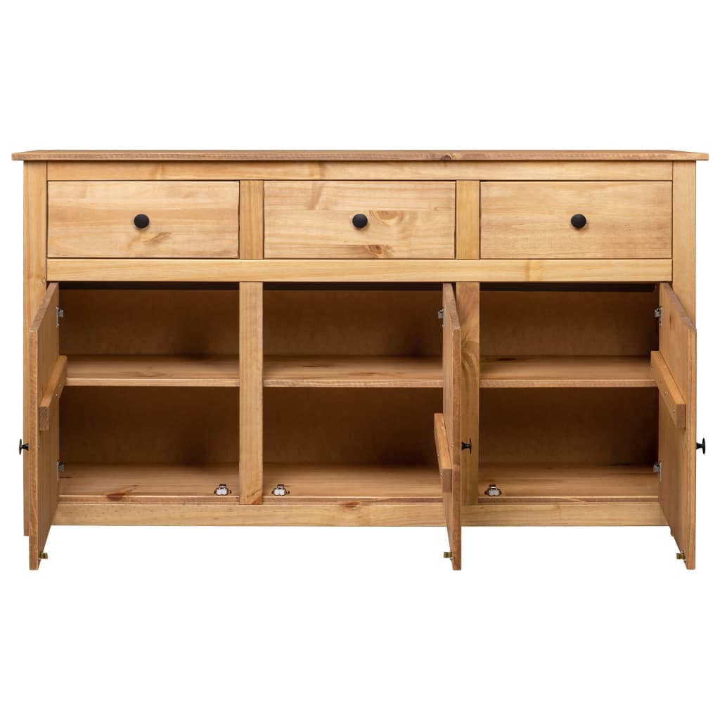 vidaXL Servantă, 135x40x80 cm, lemn masiv pin, gama Panama vidaXL Servantă, 135x40x80 cm, lemn masiv pin, gama Panama