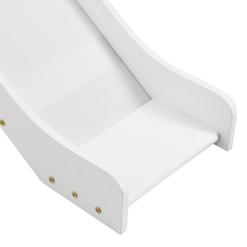 vidaXL Cadru pat etajat copii cu tobogan & scară 97x208cm lemn de pin vidaXL Cadru pat etajat copii cu tobogan & scară 97x208cm lemn de pin