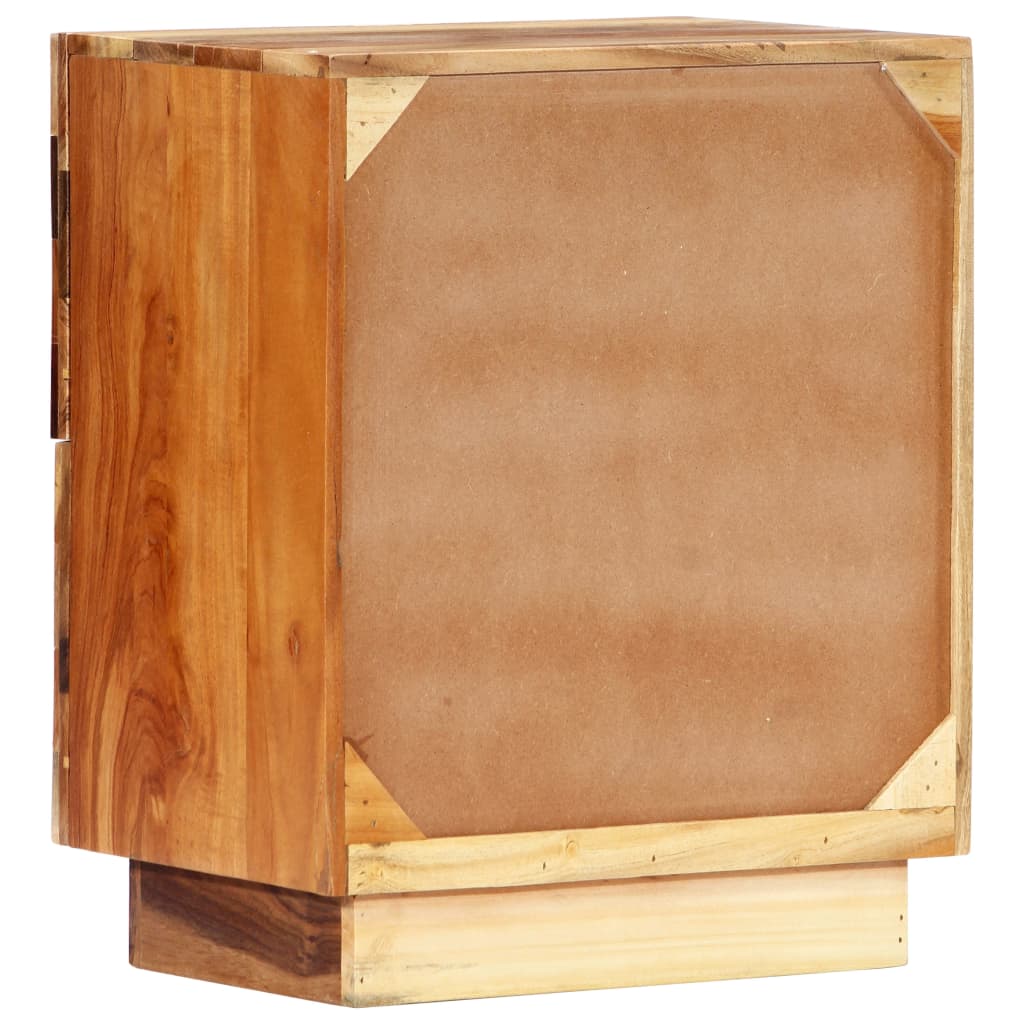 vidaXL Noptieră, 40 x 30 x 50 cm, lemn masiv reciclat vidaXL Noptieră, 40 x 30 x 50 cm, lemn masiv reciclat
