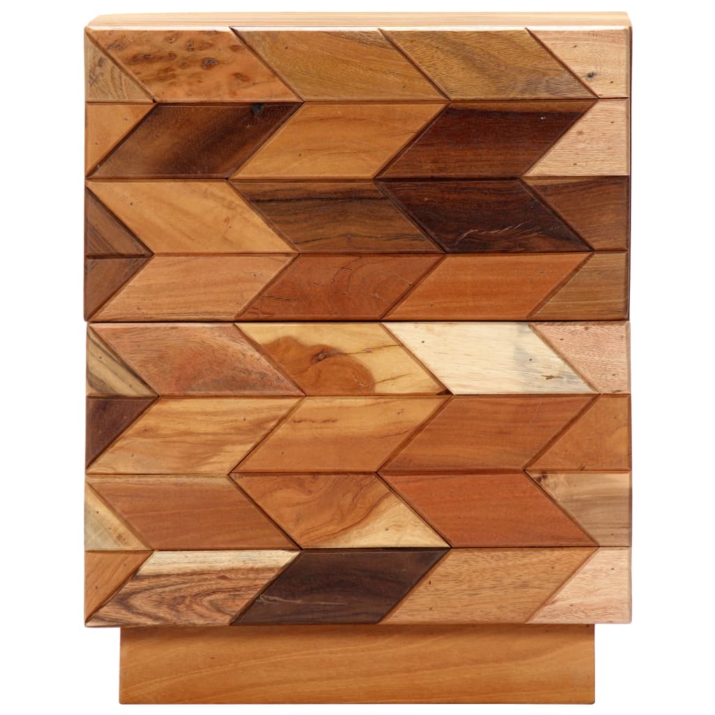 vidaXL Noptieră, 40 x 30 x 50 cm, lemn masiv reciclat vidaXL Noptieră, 40 x 30 x 50 cm, lemn masiv reciclat