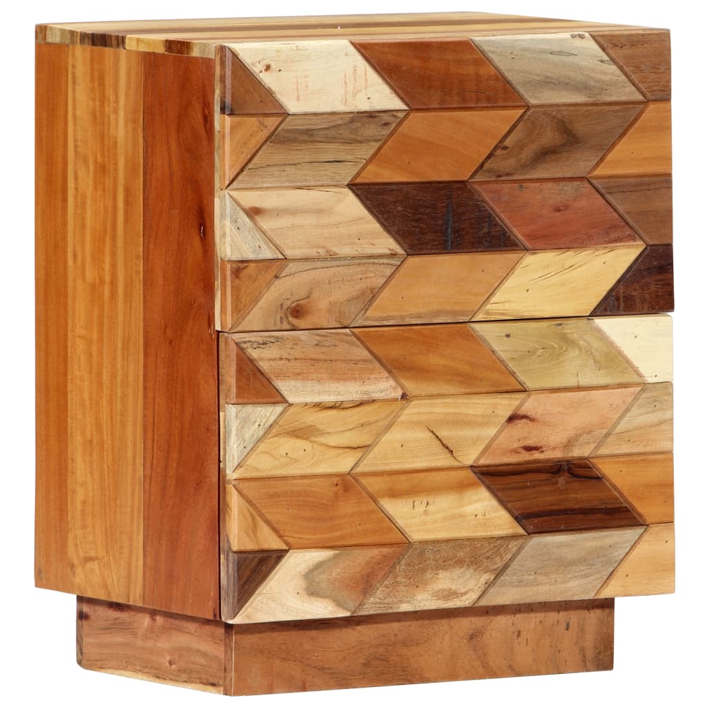 vidaXL Noptieră, 40 x 30 x 50 cm, lemn masiv reciclat vidaXL Noptieră, 40 x 30 x 50 cm, lemn masiv reciclat