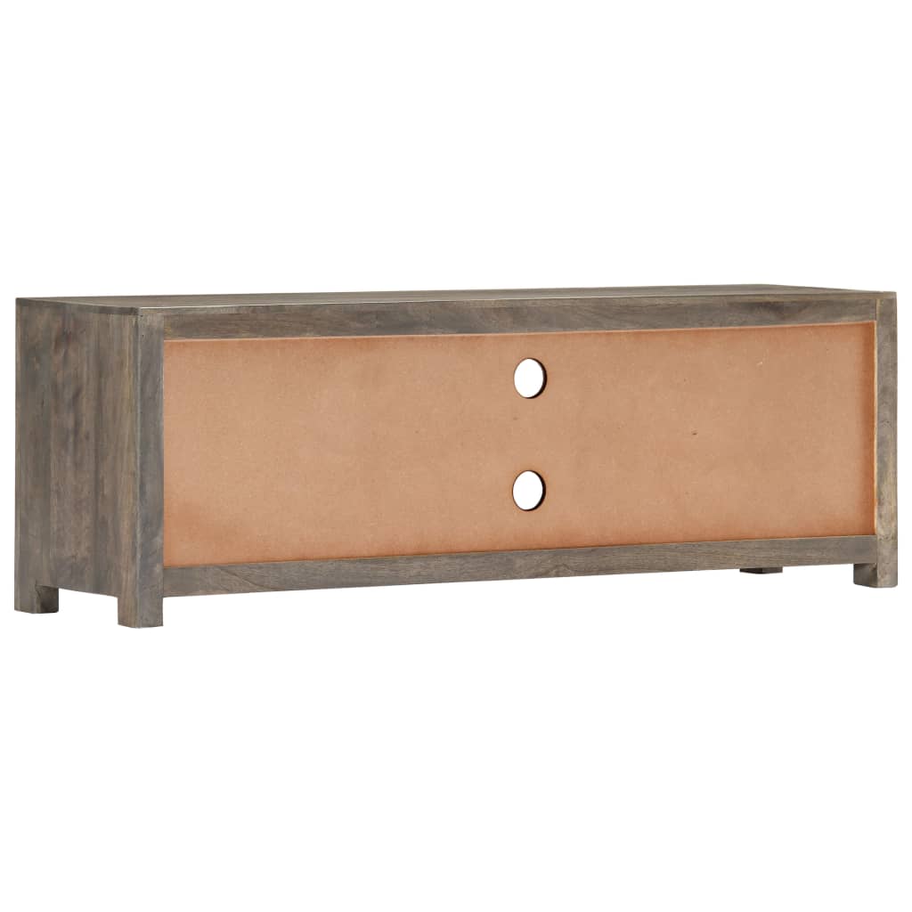 vidaXL Comodă TV, gri, 120 x 30 x 40 cm, lemn masiv de mango vidaXL Comodă TV, gri, 120 x 30 x 40 cm, lemn masiv de mango