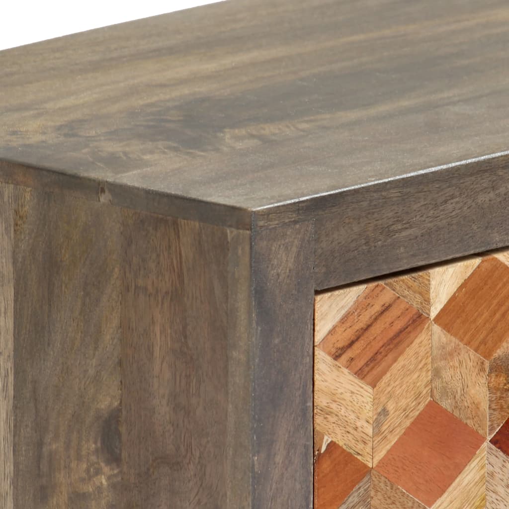 vidaXL Comodă TV, gri, 120 x 30 x 40 cm, lemn masiv de mango vidaXL Comodă TV, gri, 120 x 30 x 40 cm, lemn masiv de mango