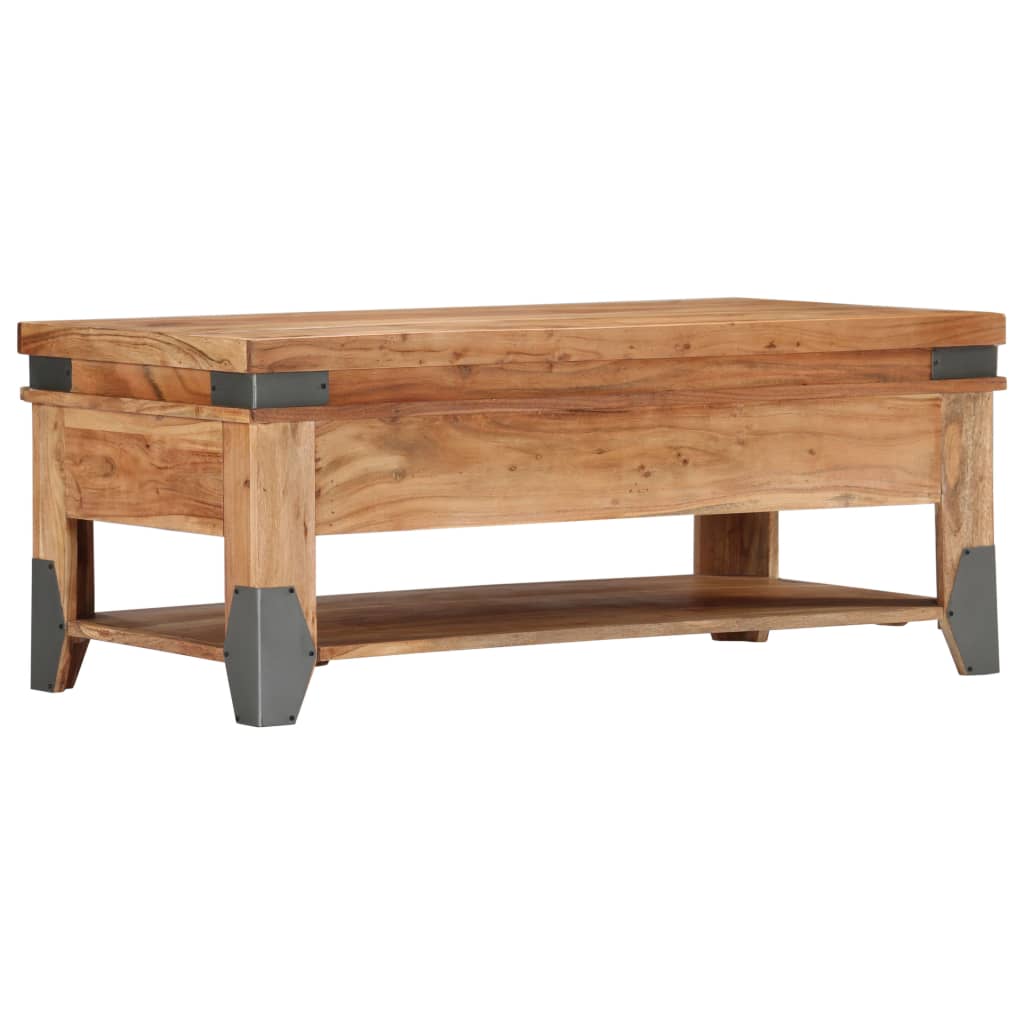 vidaXL Măsuță de cafea, 110x52x45 cm, lemn masiv de acacia vidaXL Măsuță de cafea, 110x52x45 cm, lemn masiv de acacia