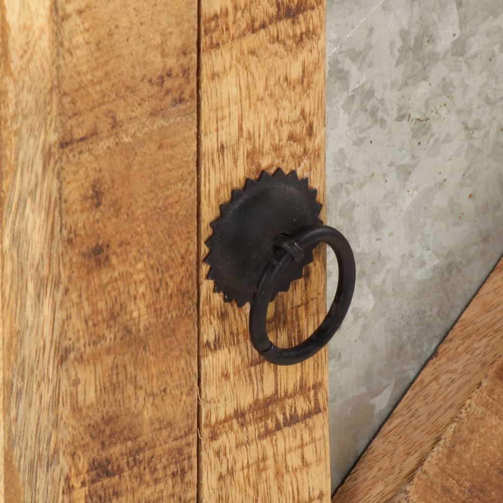 vidaXL Noptieră, 40 x 30 x 50 cm, lemn masiv de mango