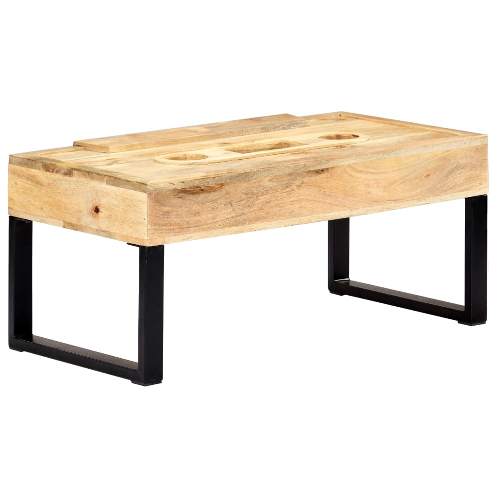 vidaXL Măsuță de cafea stil casetă, 100x52x45 cm, lemn masiv de mango vidaXL Măsuță de cafea stil casetă, 100x52x45 cm, lemn masiv de mango