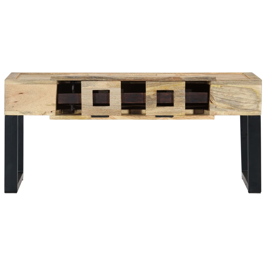 vidaXL Măsuță de cafea stil casetă, 100x52x45 cm, lemn masiv de mango vidaXL Măsuță de cafea stil casetă, 100x52x45 cm, lemn masiv de mango