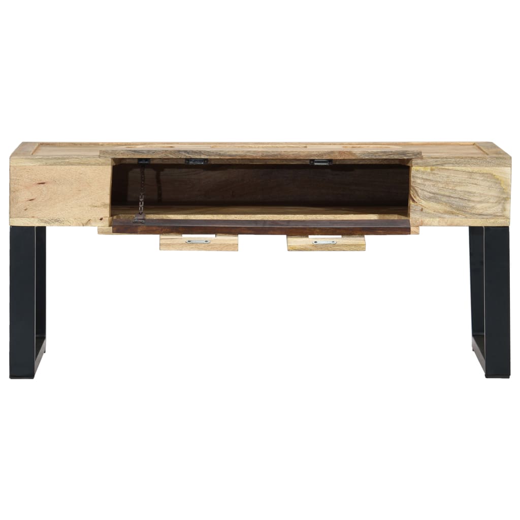 vidaXL Măsuță de cafea stil casetă, 100x52x45 cm, lemn masiv de mango vidaXL Măsuță de cafea stil casetă, 100x52x45 cm, lemn masiv de mango