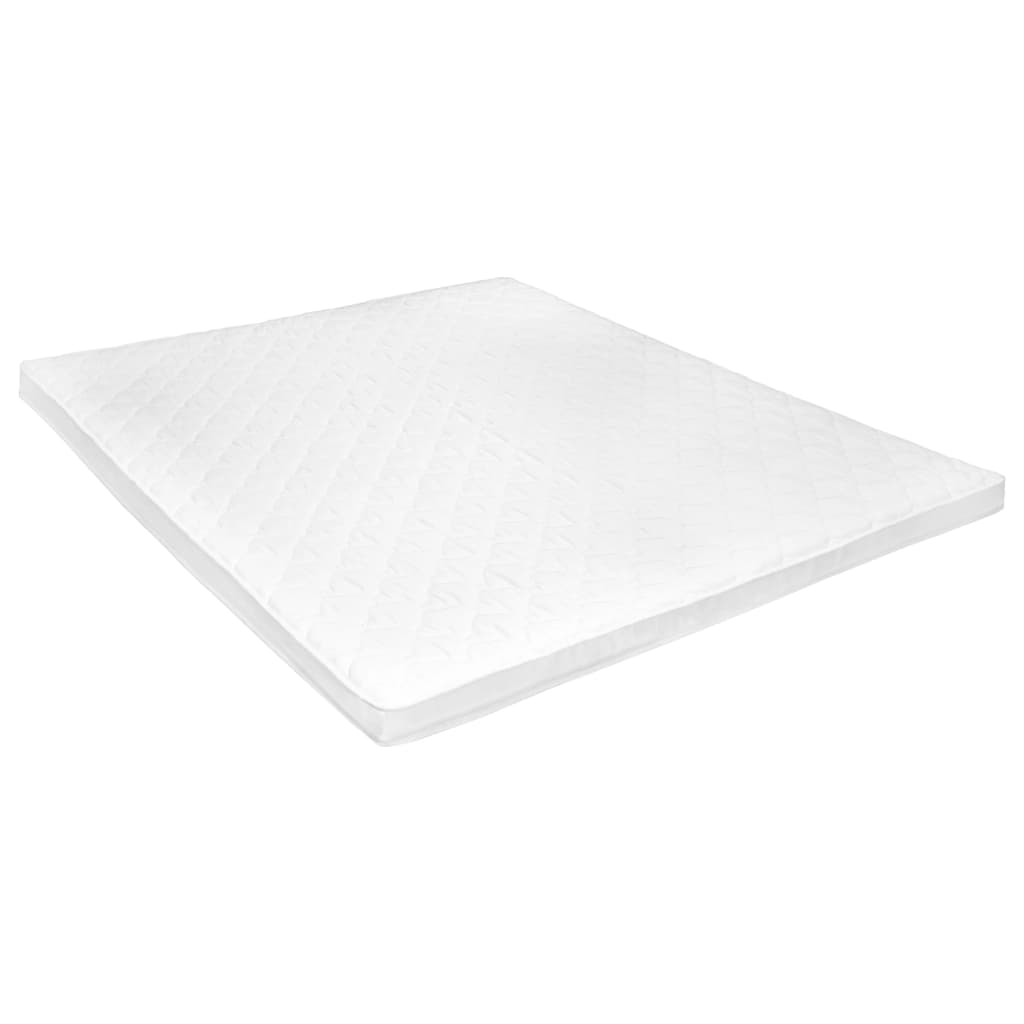 vidaXL Topper saltea, profil tip ou cu spumă rece, 6 cm, 180x200 cm