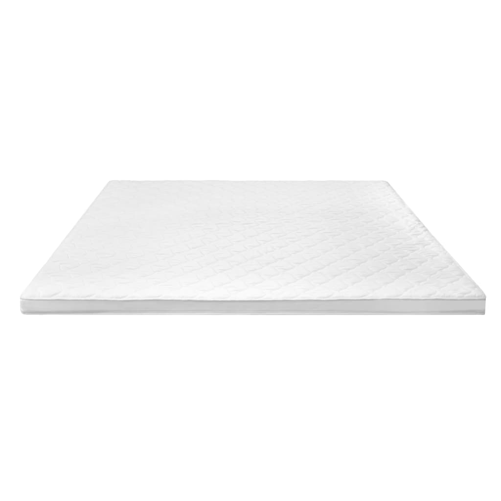 vidaXL Topper saltea, profil tip ou cu spumă rece, 6 cm, 180x200 cm