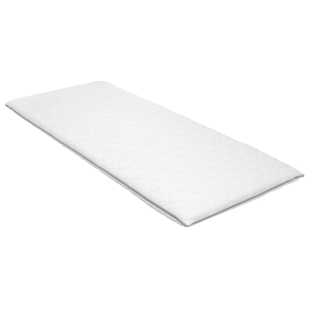 vidaXL Topper saltea, 100 x 200 cm, spumă cu memorie Visco, 6 cm