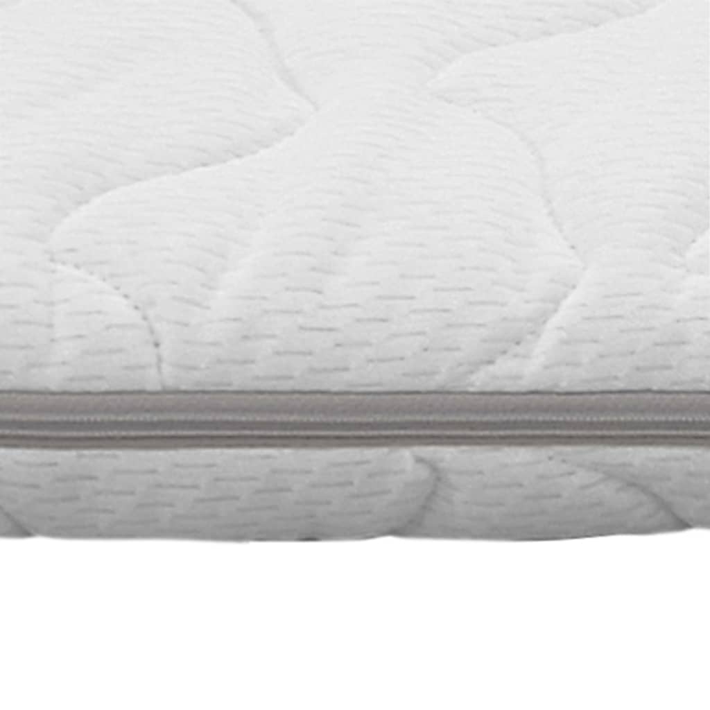 vidaXL Topper saltea, 100 x 200 cm, spumă cu memorie Visco, 6 cm