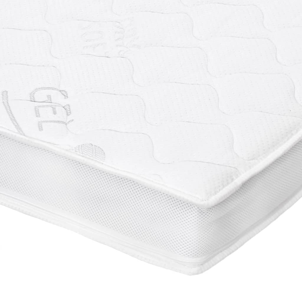 vidaXL Topper saltea, spumă gel, 7 cm, 90 x 200 cm