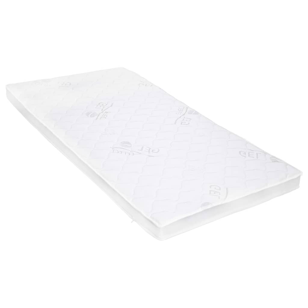 vidaXL Topper saltea, 100 x 200 cm, spumă gel, 7 cm