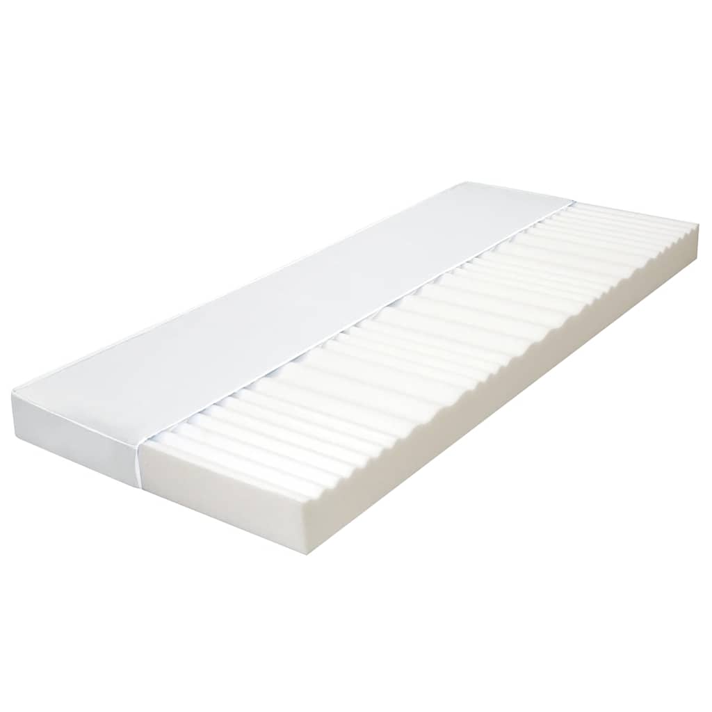 vidaXL Saltea, 140 x 200 cm, 7 zone, spumă PU, 10 cm, H2 H3 vidaXL Saltea, 140 x 200 cm, 7 zone, spumă PU, 10 cm, H2 H3