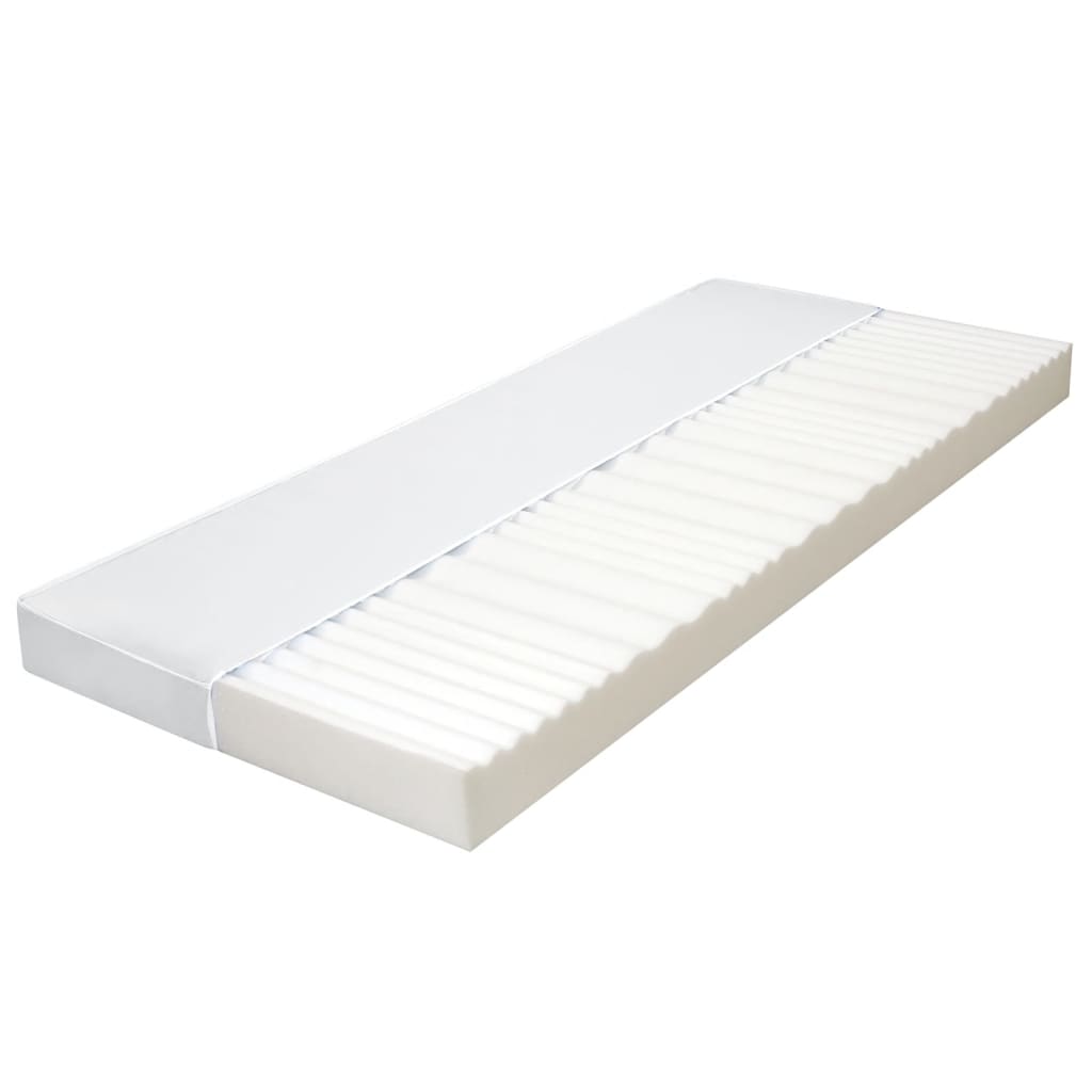 vidaXL Saltea, 160 x 200 cm, 7 zone, spumă PU, 10 cm, H2 H3 vidaXL Saltea, 160 x 200 cm, 7 zone, spumă PU, 10 cm, H2 H3