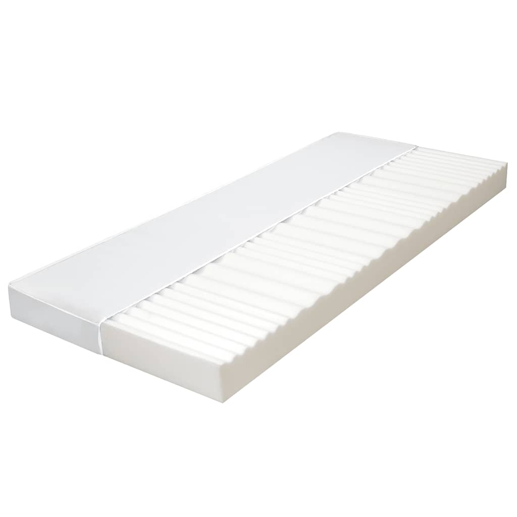 vidaXL Saltea, 180x200 cm, 7 zone, spumă PU, 10 cm, H2 H3 vidaXL Saltea, 180x200 cm, 7 zone, spumă PU, 10 cm, H2 H3
