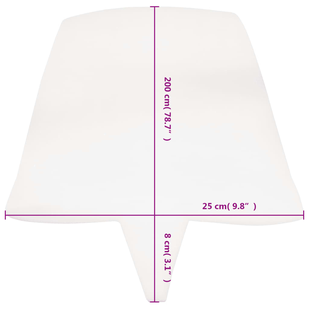 Saltea de pat cu conectare pentru paturi twin, 25 x 200 cm Saltea de pat cu conectare pentru paturi twin, 25 x 200 cm