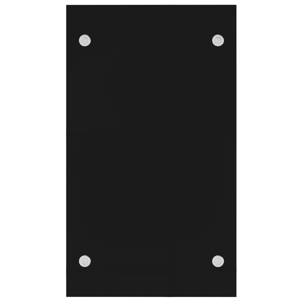 vidaXL Rastel lemne de foc, negru, 40 x 35 x 60 cm, sticlă vidaXL Rastel lemne de foc, negru, 40 x 35 x 60 cm, sticlă