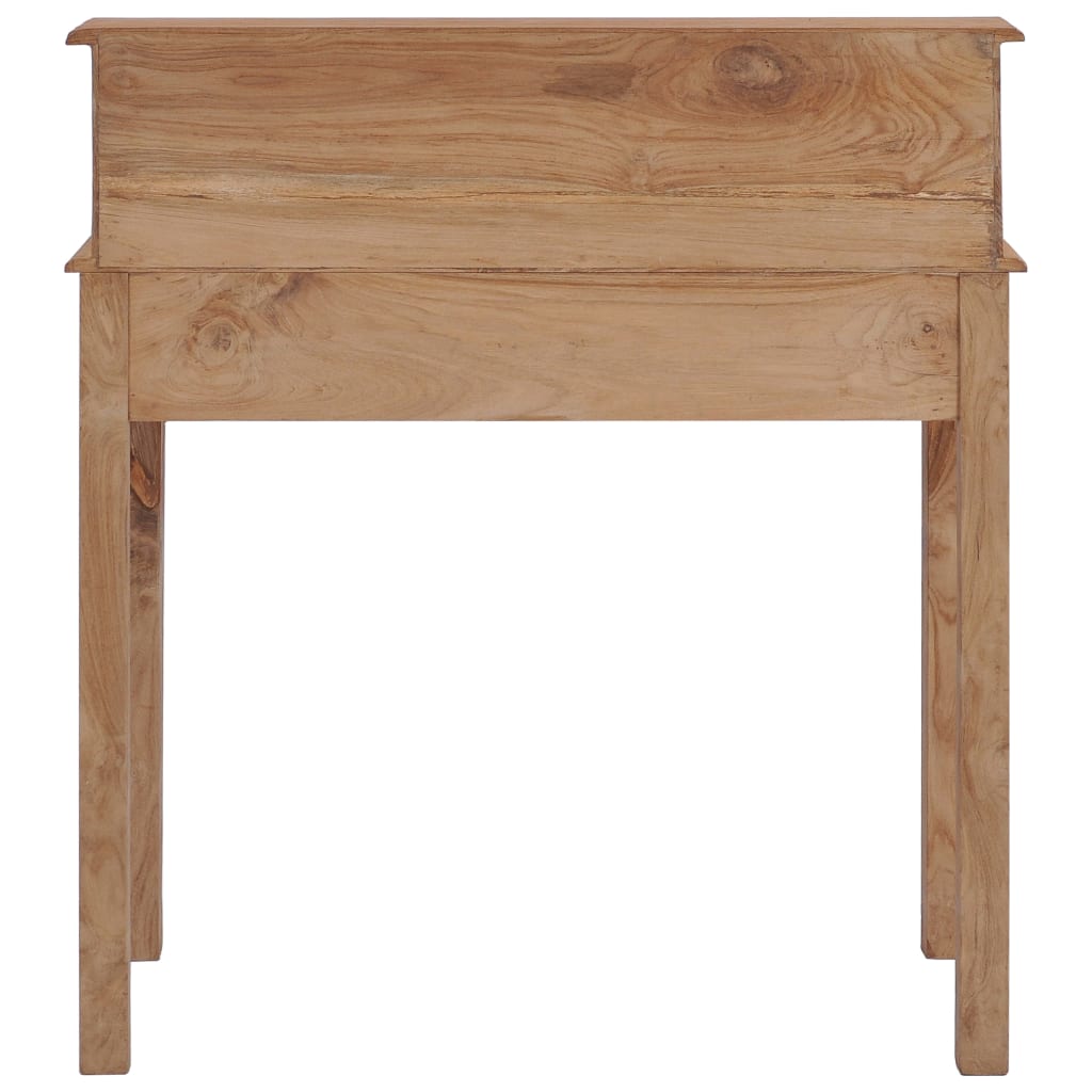 vidaXL Birou, 90x50x100 cm, lemn masiv de tec