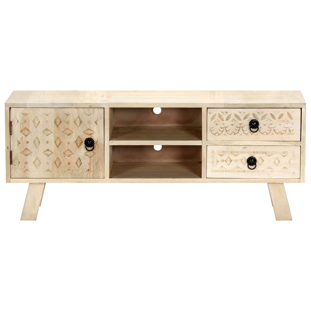 vidaXL Comodă TV, 110 x 30 x 44 cm, lemn masiv de mango vidaXL Comodă TV, 110 x 30 x 44 cm, lemn masiv de mango