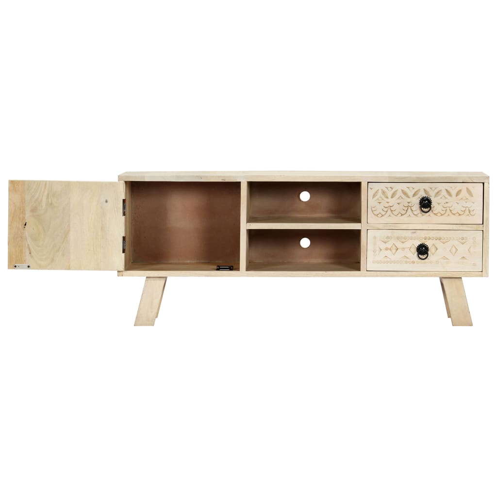 vidaXL Comodă TV, 110 x 30 x 44 cm, lemn masiv de mango vidaXL Comodă TV, 110 x 30 x 44 cm, lemn masiv de mango
