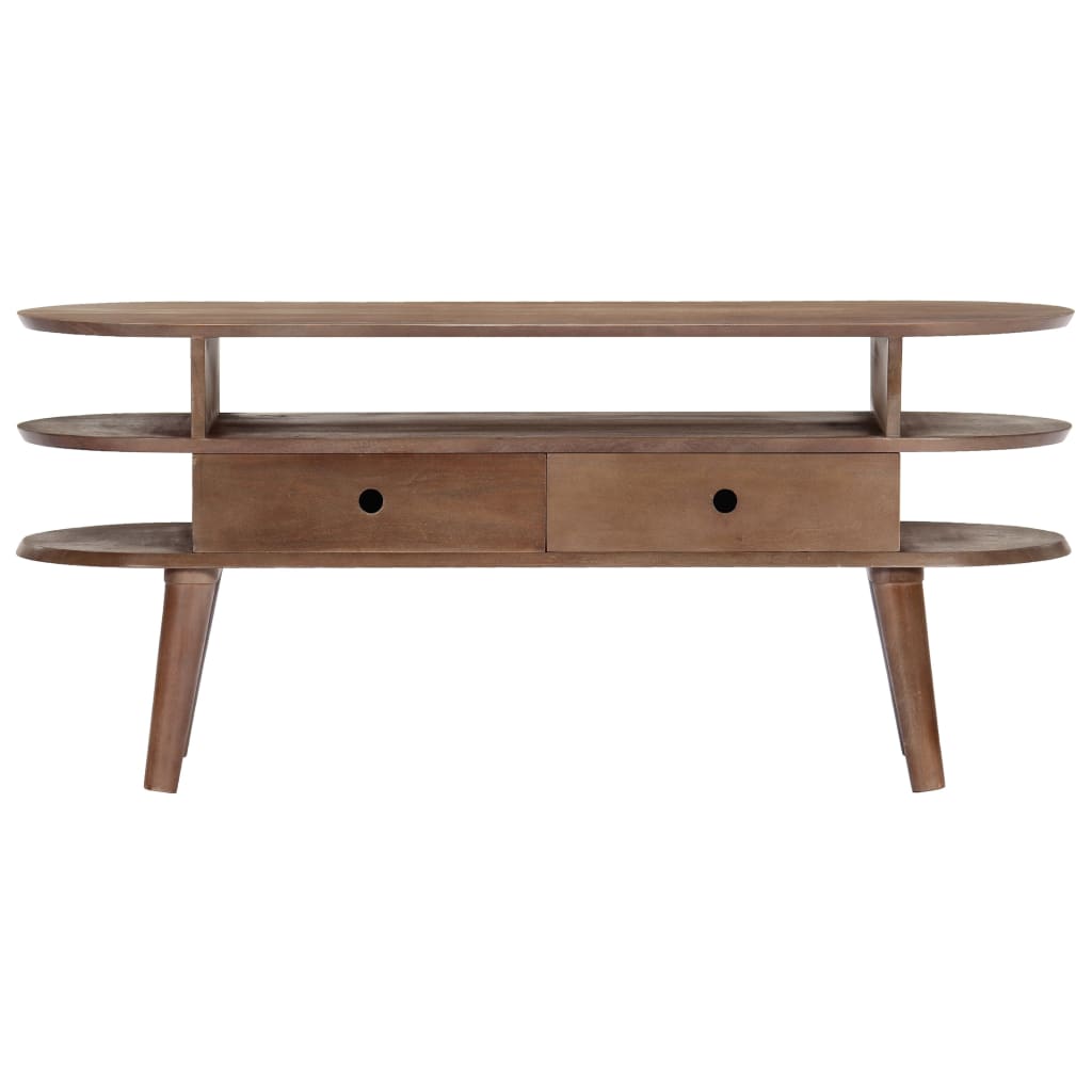 vidaXL Comodă TV, 110x35x50 cm, lemn masiv de acacia vidaXL Comodă TV, 110x35x50 cm, lemn masiv de acacia