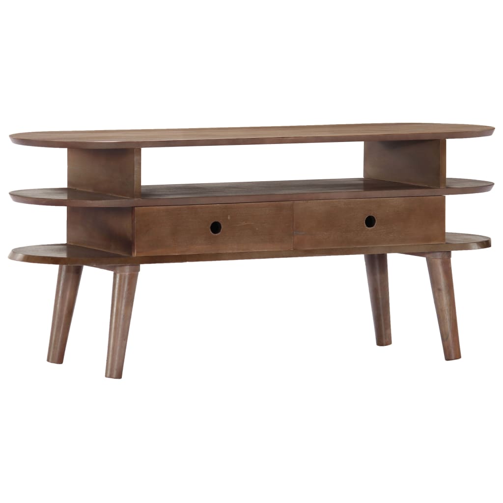 vidaXL Comodă TV, 110x35x50 cm, lemn masiv de acacia vidaXL Comodă TV, 110x35x50 cm, lemn masiv de acacia
