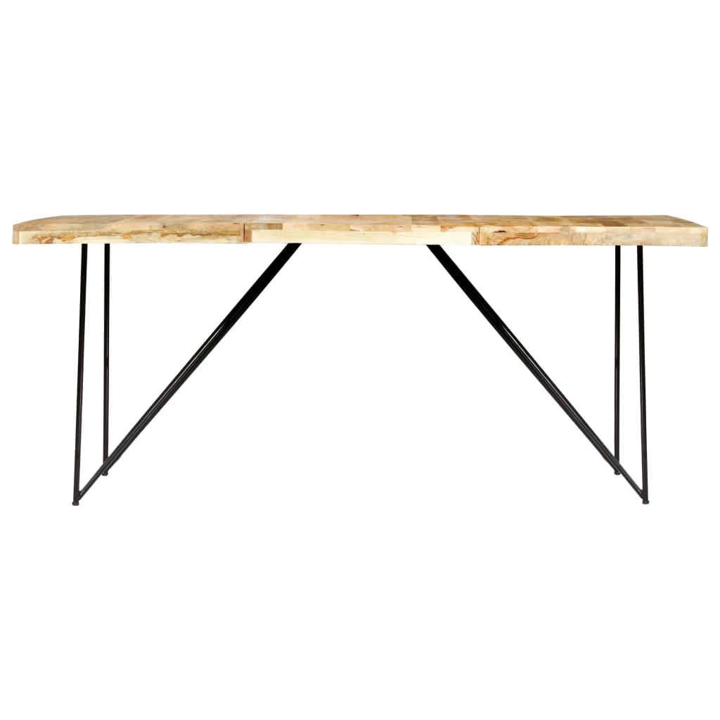 vidaXL Masă de bucătărie, 180 x 90 x 76 cm, lemn masiv de mango vidaXL Masă de bucătărie, 180 x 90 x 76 cm, lemn masiv de mango
