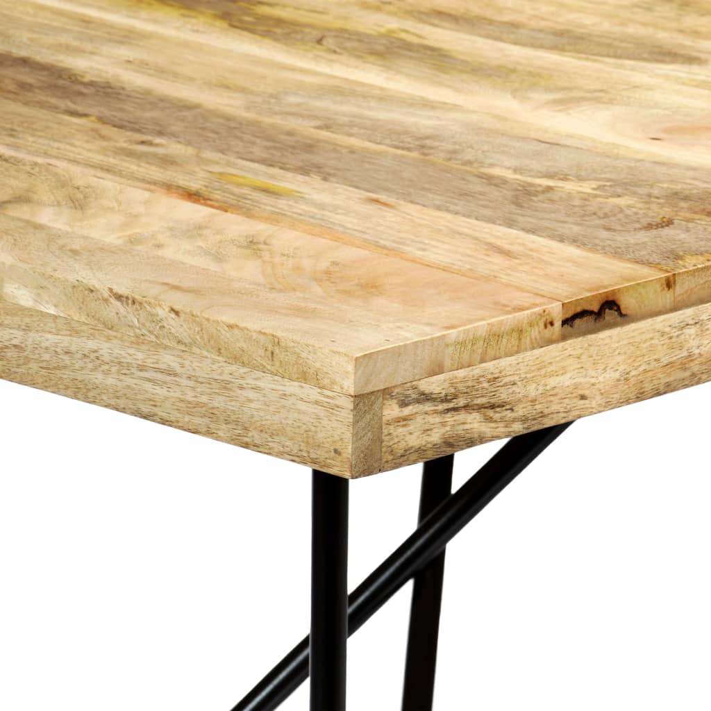 vidaXL Masă de bucătărie, 180 x 90 x 76 cm, lemn masiv de mango vidaXL Masă de bucătărie, 180 x 90 x 76 cm, lemn masiv de mango